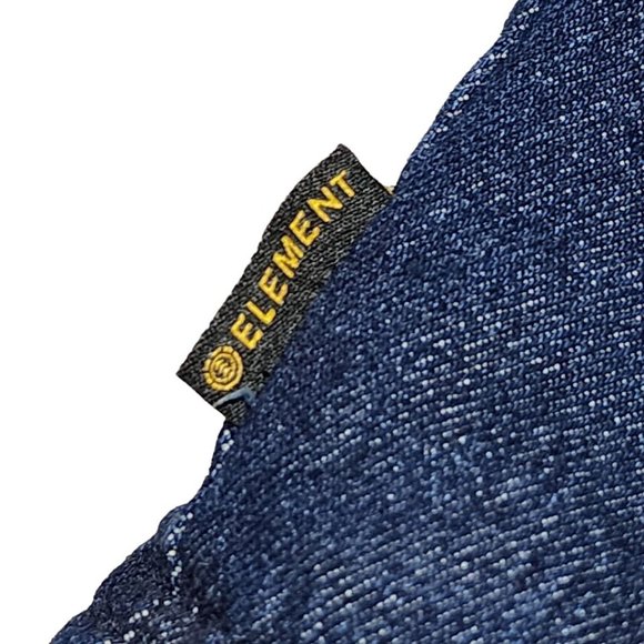 Element Wolfeboro Collection Denim Jean Jacket Size S Blue Button Up Sherpa - Picture 5 of 9